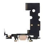 iphone 8 İle Uyumlu Şarj Yeri  Girişli ve Mikrofonlu Şarj Filmi Gold