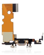 iphone 8 İle Uyumlu Şarj Yeri  Girişli ve Mikrofonlu Şarj Filmi Gold - Görsel 3