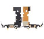 iphone 8 İle Uyumlu Şarj Yeri  Girişli ve Mikrofonlu Şarj Filmi Premium Gold - Görsel 2