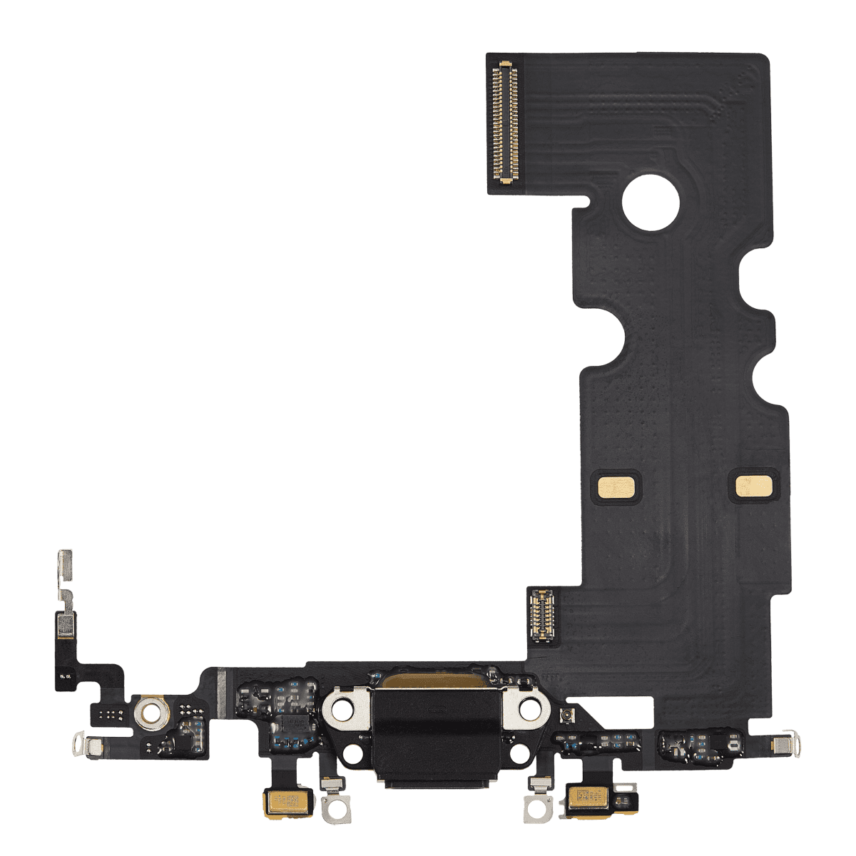 iphone 8 İle Uyumlu Şarj Yeri  Girişli ve Mikrofonlu Şarj Filmi Premium Uzay Grisi