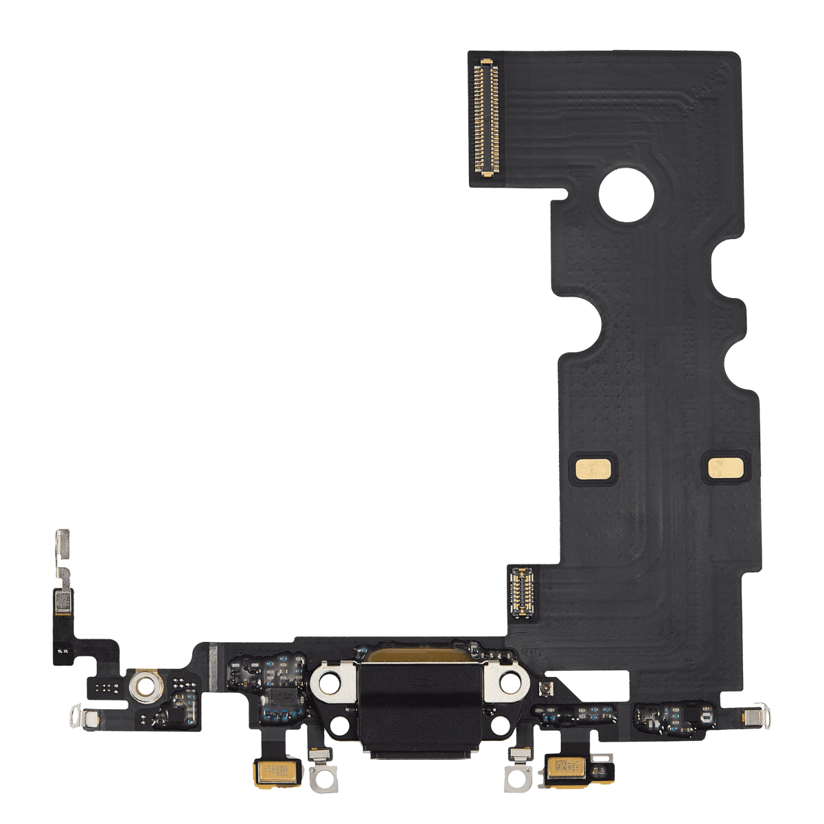 iphone 8 İle Uyumlu Şarj Yeri  Girişli ve Mikrofonlu Şarj Filmi Premium Uzay Grisi - Görsel 5
