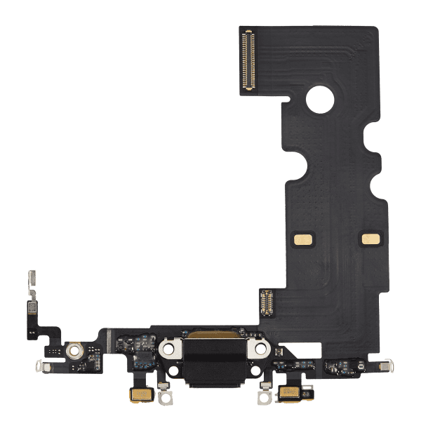iphone 8 İle Uyumlu Şarj Yeri  Girişli ve Mikrofonlu Şarj Filmi Premium Uzay Grisi