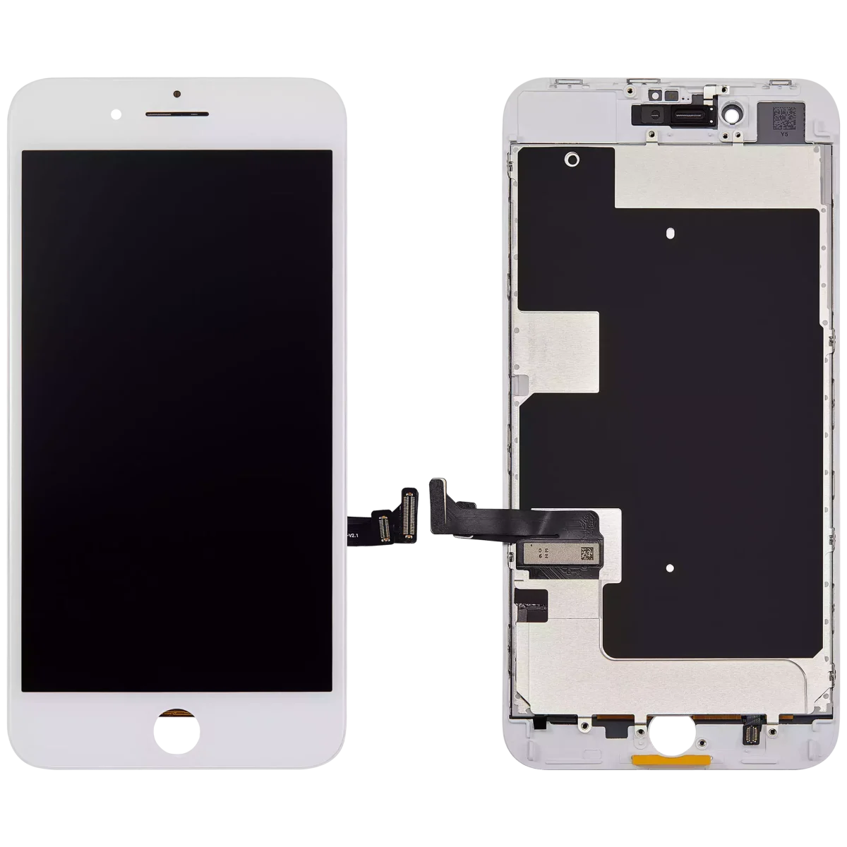 iphone 8 Plus ile Uyumlu Ekran Dokunmatik A Plus Kalite İncell Beyaz - Görsel 2
