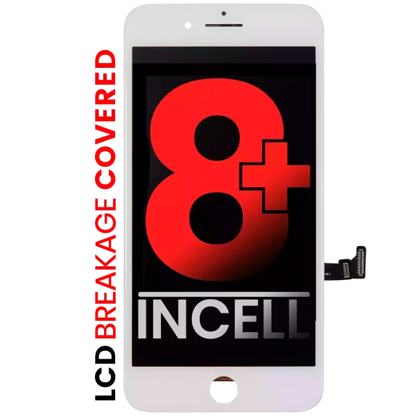 iphone 8 Plus ile Uyumlu Ekran Dokunmatik A Plus Kalite İncell Beyaz