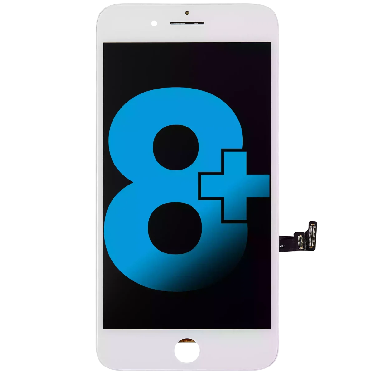 iphone 8 Plus ile Uyumlu Ekran Dokunmatik Beyaz - Görsel 5