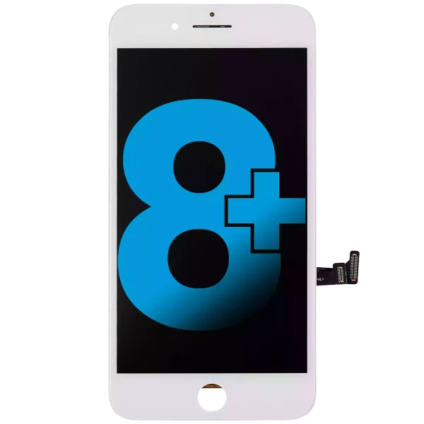 iphone 8 Plus ile Uyumlu Ekran Dokunmatik Beyaz