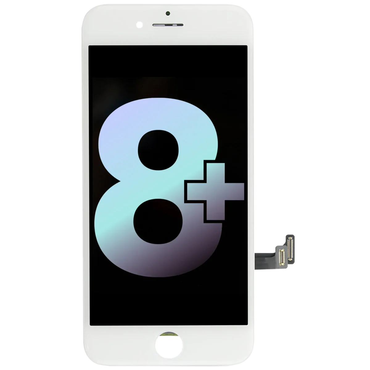 iphone 8 Plus ile Uyumlu Ekran Dokunmatik Orijinal Servis Beyaz
