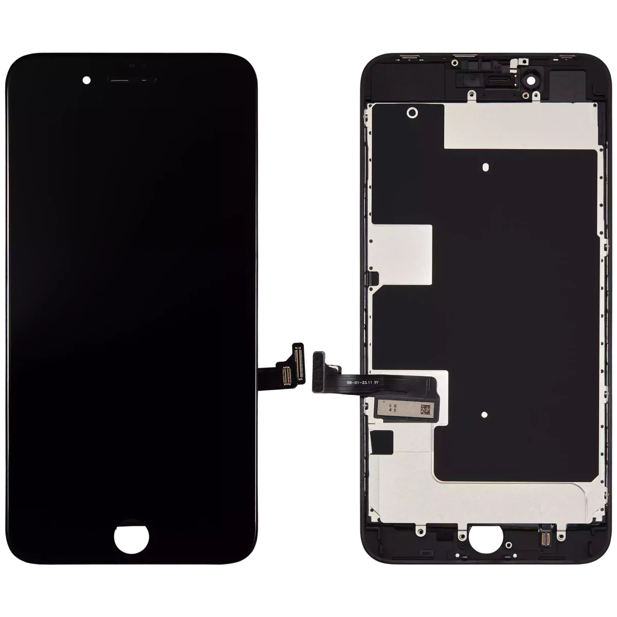 iphone 8 Plus ile Uyumlu Ekran Dokunmatik Siyah - Görsel 2