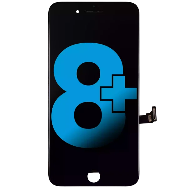 iphone 8 Plus ile Uyumlu Ekran Dokunmatik Siyah