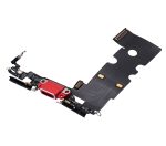 iphone SE 2020 İle Uyumlu Şarj Yeri  Girişli ve Mikrofonlu Şarj Filmi Kırmızı - Görsel 4