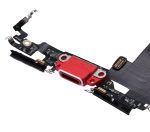 iphone SE 2020 İle Uyumlu Şarj Yeri  Girişli ve Mikrofonlu Şarj Filmi Kırmızı - Görsel 5