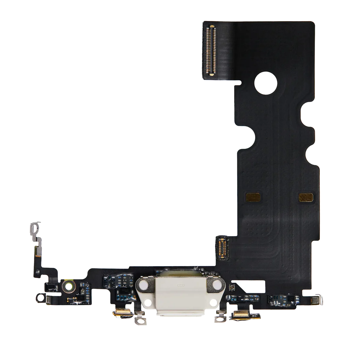 iphone SE 2022 İle Uyumlu Şarj Yeri  Girişli ve Mikrofonlu Şarj Filmi Premium Starlight - Görsel 5