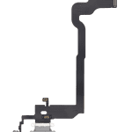 iphone X İle Uyumlu Şarj Yeri  Girişli ve Mikrofonlu Şarj Filmi  Premium Gümüş