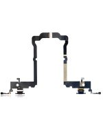 iphone XS İle Uyumlu Şarj Yeri  Girişli ve Mikrofonlu Şarj Filmi Uzay Grisi - Görsel 2